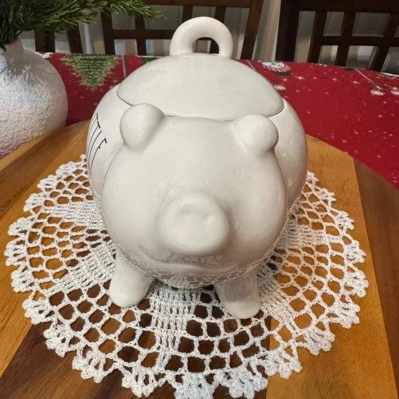 ceramic “LITTLE PIGGY 🐖” canister - Picture 5 of 12
